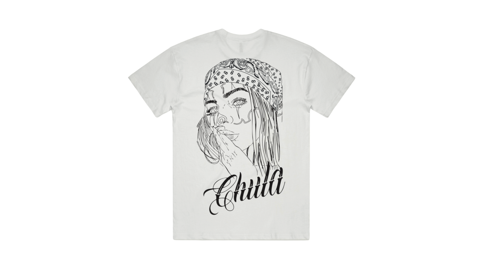 'Chula' Oversized Tee - White