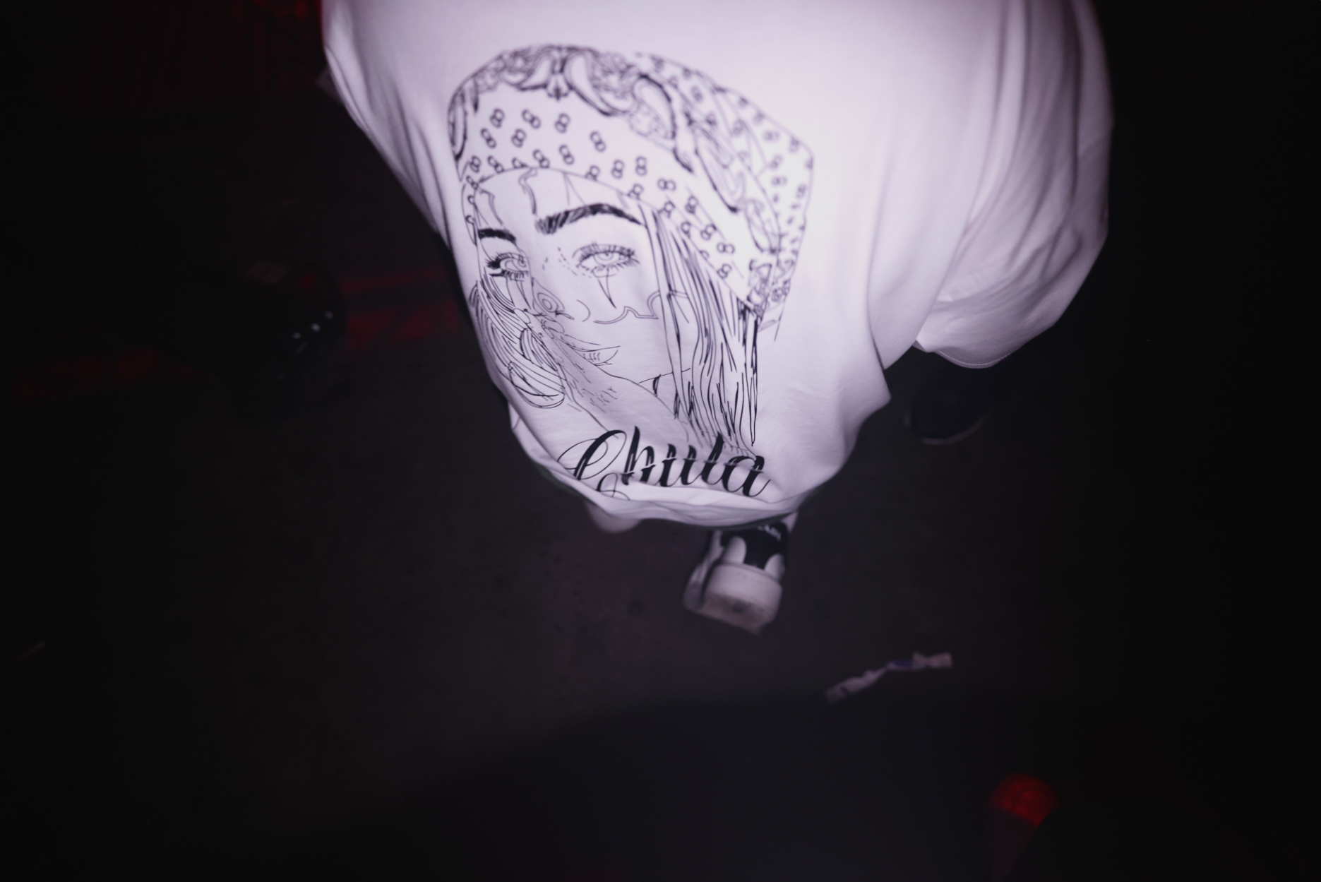 'Chula' Oversized Tee - White