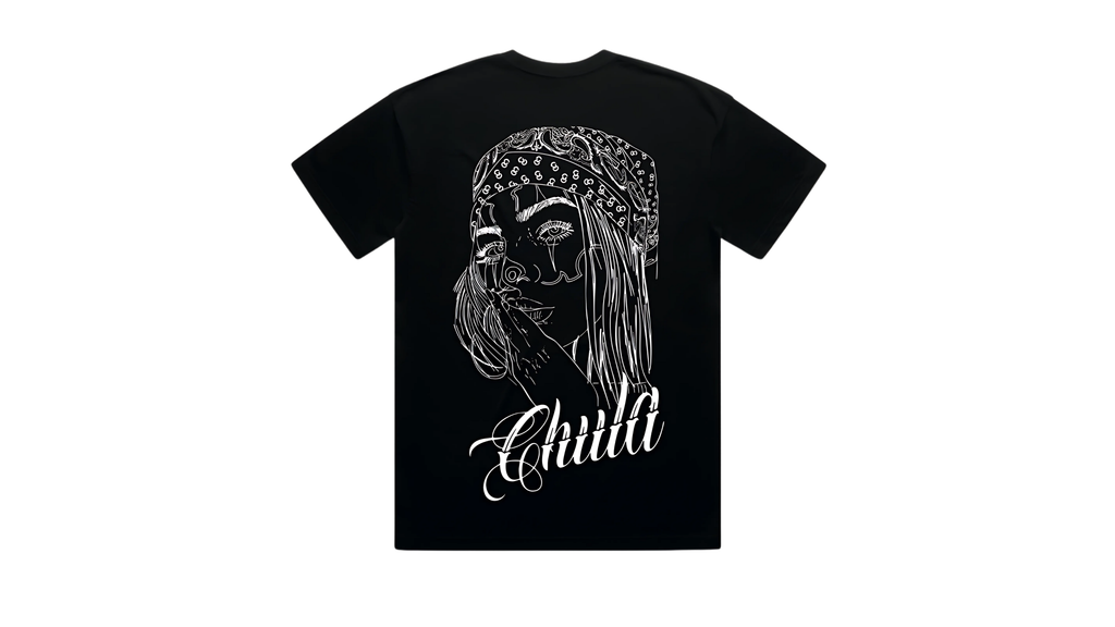 'Chula' Oversized Tee - Black