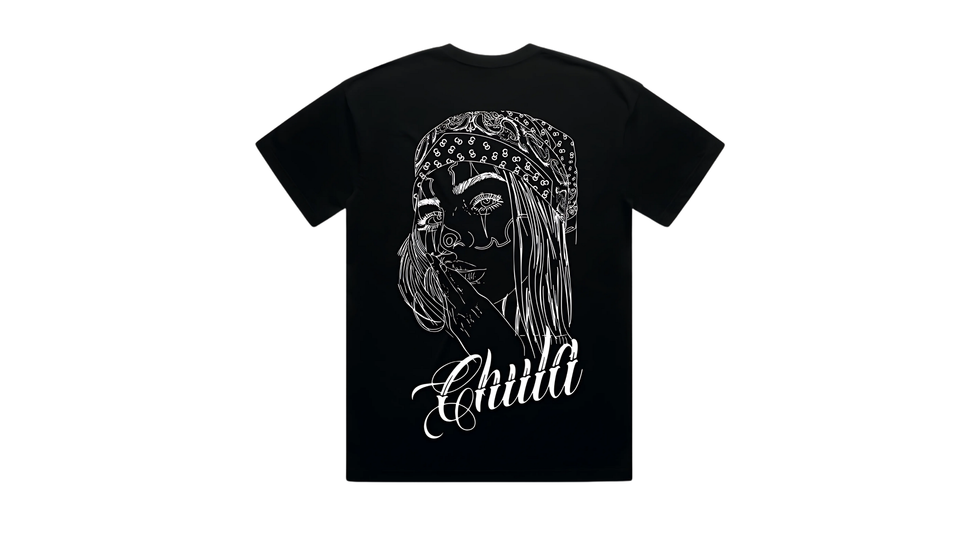 'Chula' Oversized Tee - Black