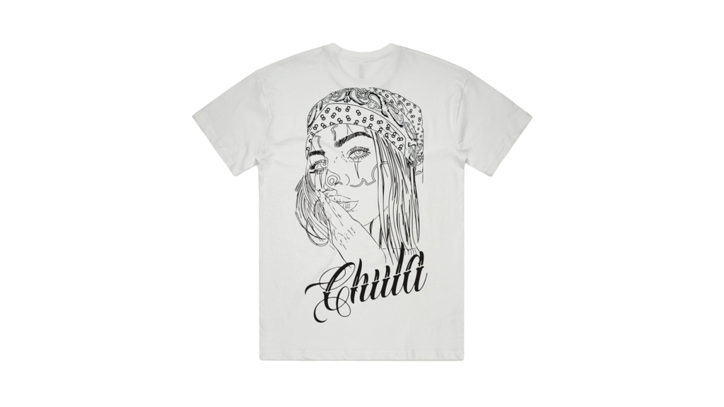 'Chula' Oversized Tee - White