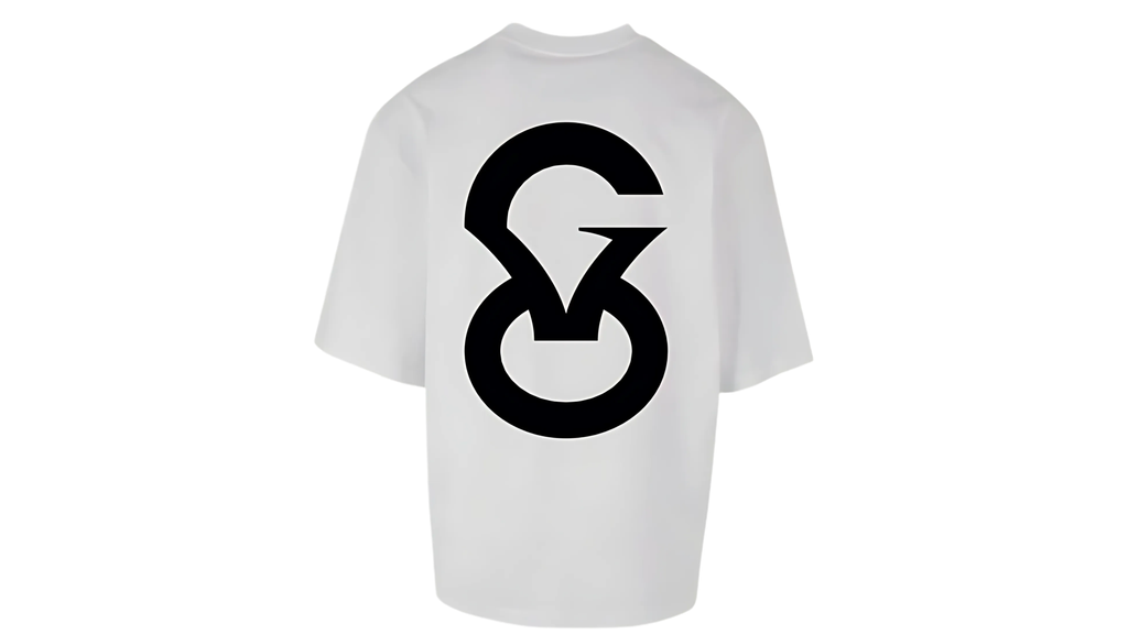 Oversized Big 'G' - White